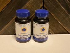 2 x Vegan Omega-3 with DHA  EPA 30 Vegan Softgels 5/24