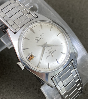 VINTAGE ULYSSE NARDIN JUBILE 4000 AUTOMATIC WATCH SS CASE AND
