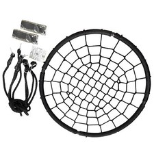 Spider Web Assembled 40" Swing PE Rope Swivel Outdoor Patio Tree Net Max 600 lbs