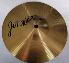 JOHN JR ROBINSON 🥁 DRUM ICON SIGNED AUTOGRAPH 8 INCH GENERIC DRUM CYMBAL PROOF