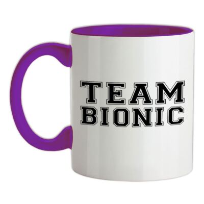 Team Bionic - Keramiktasse - Gladiator TV Game Show Name Anwärter