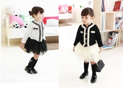 Toddler Girls Designer Inspired Clothing SET *Jacket +Tutu Skirt