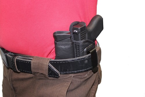 Laser/Light IWB Houston Eco Leather Holster with Magazine Pouch - Choose Model - Picture 19 of 34