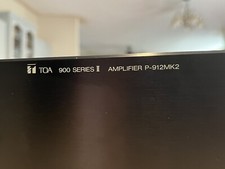 TOA P-912MK2 900 SERIES II PROFESSIONAL 120W POWER AMPLIFIER RACK EARS