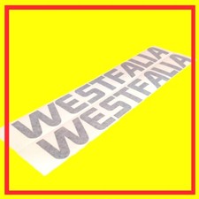 Set adesivi scritte VW T4 Bus WESTFALIA colore nero 2 pz SPEDIZIONE GRATUITA