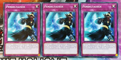 3x Pendeltausch LEDD-DEC24 Common DEUTSCH 1.Auflage PLAYSET NM Yu-Gi-Oh