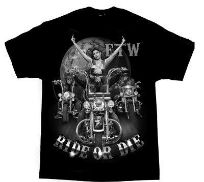 DGA David Gonzales Ride Or Die FTW Chicano Art T Shirt