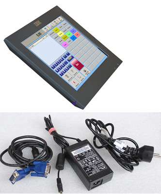 IBM 12'' 30CM KASSEN-MONITOR ELO RS 232 CAPACITIVE TOUCHSCREEN TFT DISPLAY 