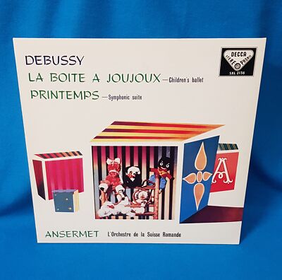 LP Debussy - La boite a joujoux / Printemps, Ansermet Lórchestre de la Suisse Ro