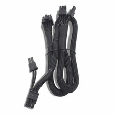 per CORSAIR CX-600M PSU 8Pin a Doppio 2 x 8 (6+2) Pin PCIe Cavo di Alimentazione Modulare
