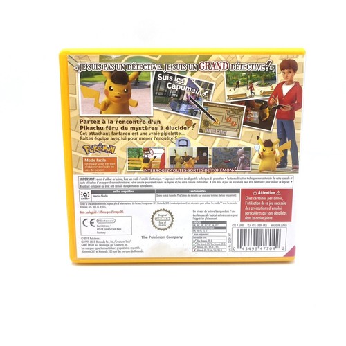 Détective Pikachu Nintendo 3DS COMPLET FR CIB TBE - Imagen 3 de 3