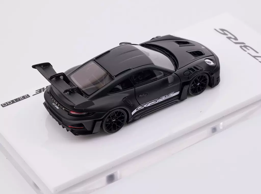 1/64 Resin car model Porsche 911 (992) GT3 RS Black Limited
