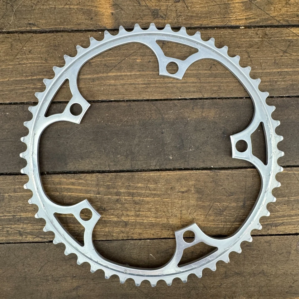 Plato Stronglight Vintage 52 Dientes 144 BCD Aleación 5 Brazos Eroica 52t Años 70 80 Foto 3 de 4
