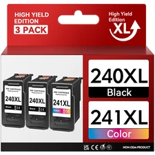 240 Ink Cartridges for Canon PG-240XL CL-241XL PIXMA MG2220 MG3600 TS5120 MG3620