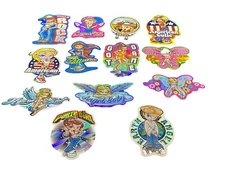 VTG 2003 ODM Brand Imports Sticker Aztlan Style Holographic Big Eyes CHOICE