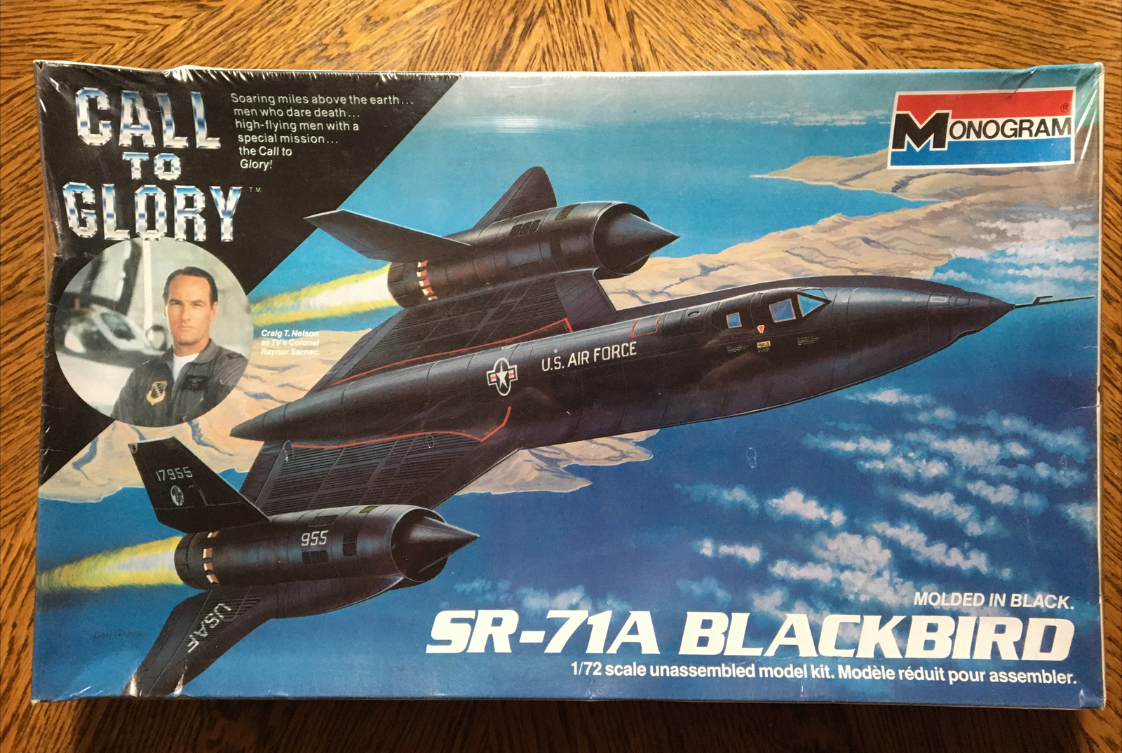 Sr 71a Blackbird Monogram 1 72 Unassembled Aircraft Kit 5817 In Shrink For Sale Online