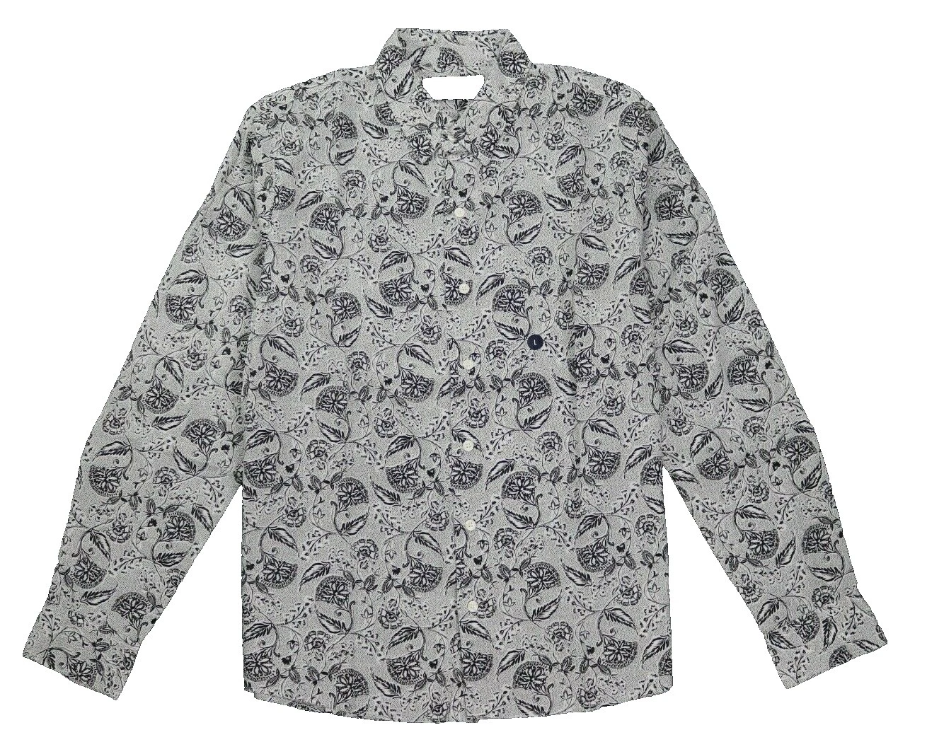 Botón Informal Floreado Abercrombie & Fitch-Down Shirts for Men