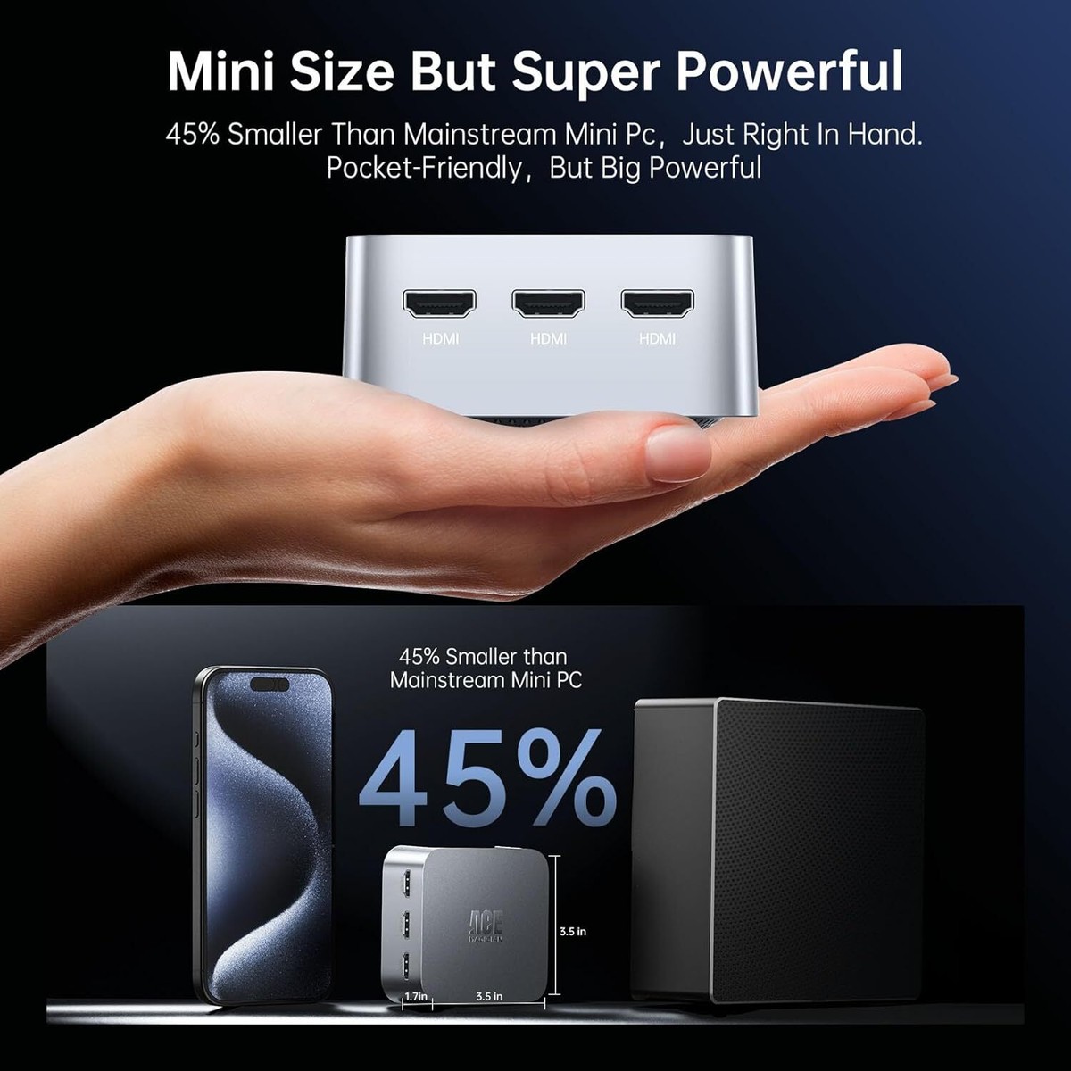 ACEMAGIC 4K UHD MINI PC Intel N100 16GB RAM 512GB SSD ACEMAGIC 4K UHD MINI PC Intel N100 16GB RAM 512GB SSD
