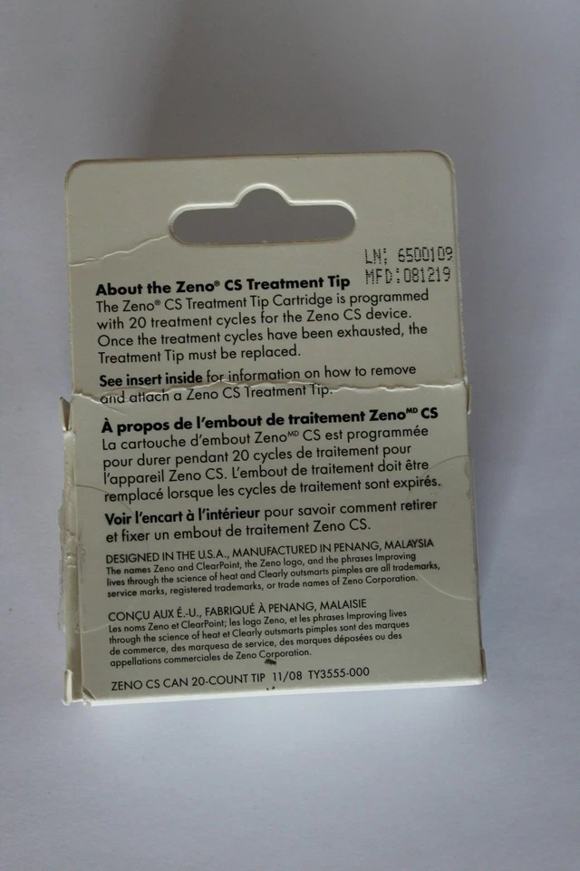 Cartucho de punta de repuesto para limpieza de acné Zeno CS... 20 unidades Foto 2 de 2