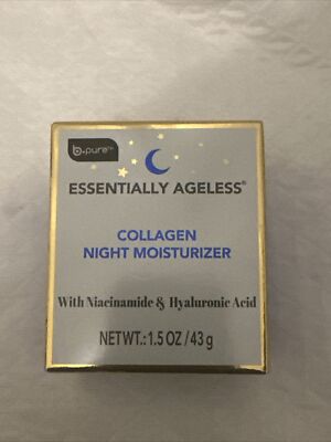 b.pure Essentially Ageless Collagen Night Moisturizer 1.5 oz.
