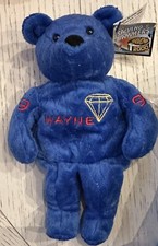 WAYNE GRETZKY: Salvino's Bammers; Plush Bear 9 Inch Blue Collectible 2000