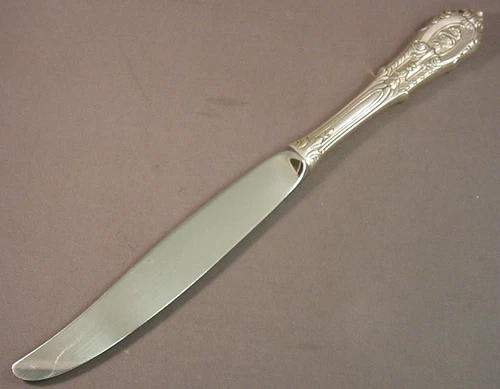 ROSE POINT- WALLACE STERLING DINNER KNIVE(S)