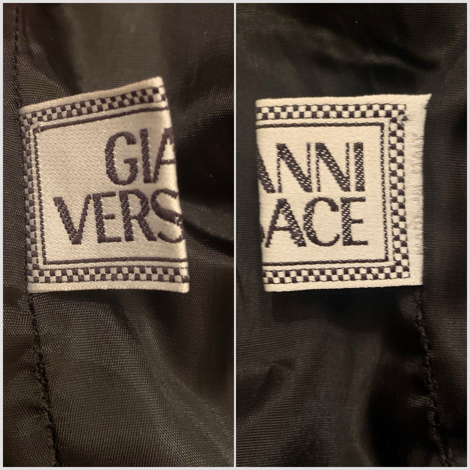 GIANNI VERSACE 1990s Black Leather Chain Whip-Stitch Dress Small VINTAGE RARE image 7