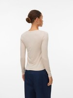Vero Moda Vmlava T-Shirt Damen Top, Kurzarm, Baumwolle, Schwarz