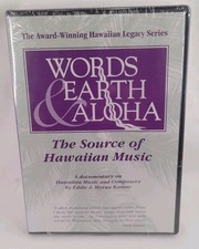 Words Earth & Aloha: The Source of Hawaiian Music DVD NTSC (2005) ~~ NEW 🌺🌺🌺