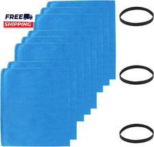 Shop Vac Filter Bags for 1 2 3 4 5 6 Gallon Wet/Dry Vacuum 3 Retaining