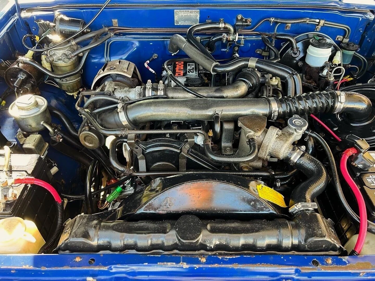 1985 Toyota DLX single cab pickup - turbo-diesel engine