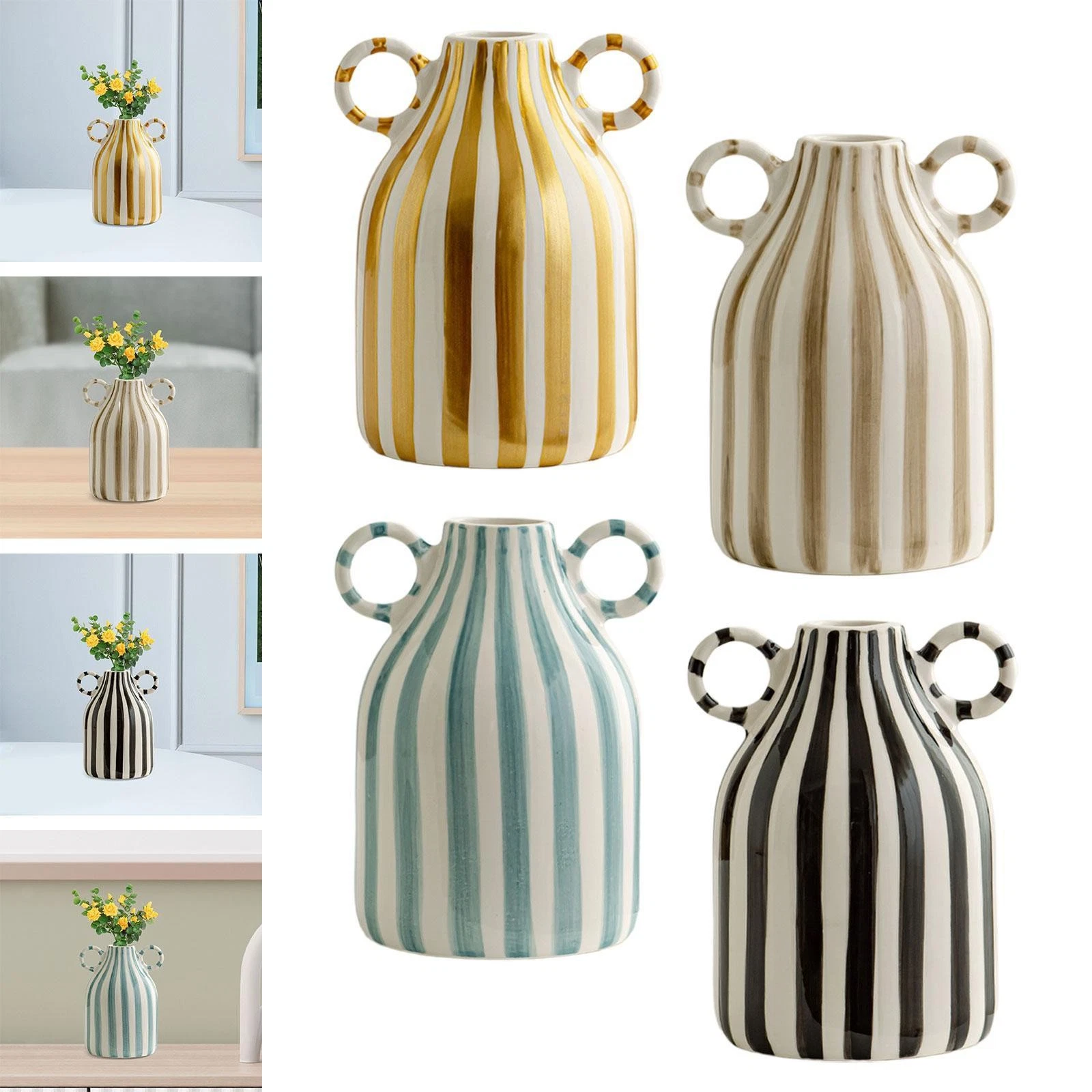Decorative Flower Vase Home Decor Plants Flower Container