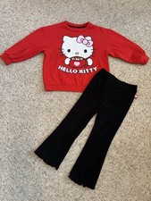 Girls Size 4 Hello Kitty Pant Set