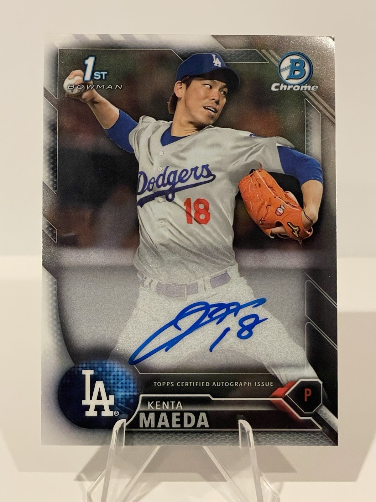 2016 Bowman Chrome Prospect Auto Kenta Maeda #CPA-KM Rookie Auto RC