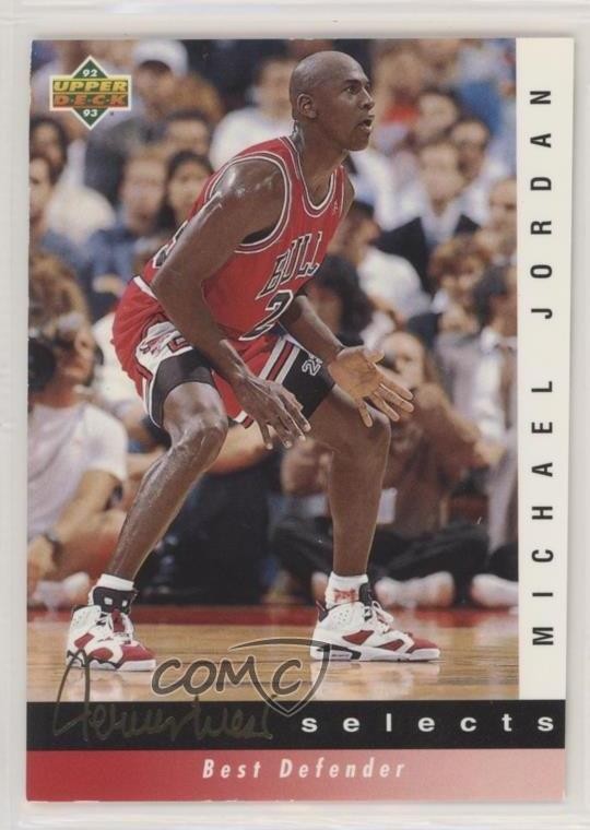 1992-93 Upper Deck Jerry West Selects Michael Jordan #JW4 HOF 05vs