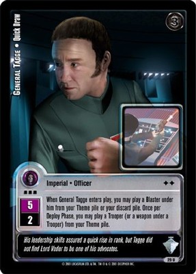 General Tagge   Quick Draw - Masters of the Force - Jedi Knights TCG