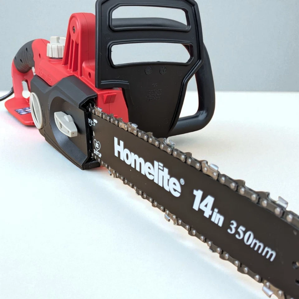 Motosierra Eléctrica Homelite 14" 9 Amp Sin Herramientas Tensión de Cadena, Engrasador Automático Foto 3 de 4