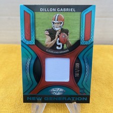 2025 Certified Dillon Gabriel New Generation Jersey Mirror RC Patch Teal /199 🔥