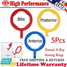 US Dental X-Ray Aiming Ring Kit for Bitewing/Posterior/Anterior Imaging Set of 5