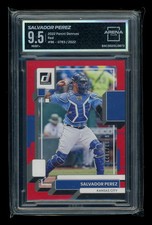 2022 Panini Donruss Salvador Perez #96 Red 0783/2022 Baseball Arena Club 9.5