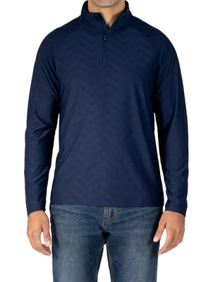 Gerry Men's Navy Active Quarter Zip Top (1856546) Sizes L/XL/XXL