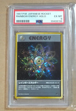 PSA 6 - Rainbow Energy 17/82 - Holo Rare - Japanese Team Rocket