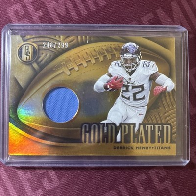 DERRICK HENRY 2022 PANINI GOLD STANDARD JERSEY PATCH #248/299 TENNESSEE TITANS