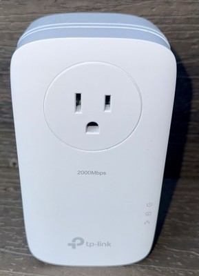 TP-LINK Passthrough Powerline Adapter TL-PA9020P | AV2000 | 2-Port | Gaming | PC