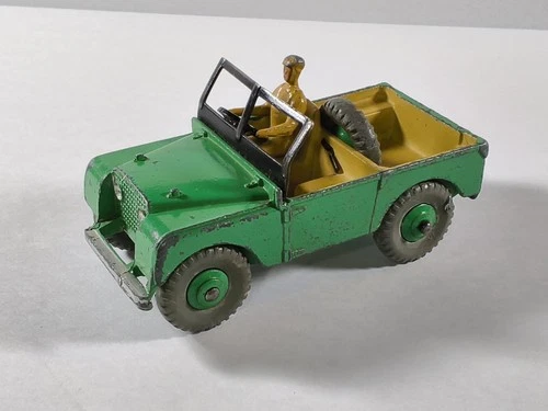 Vintage Dinky Toys Land Rover w Driver Figure Made in England Diecast