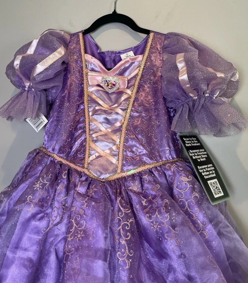 Disney Princess Rapunzel Prestige Dress (Size 7–8) Costumes by Disguise NWT - Image 3 of 4