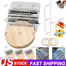 Small Loom Speedweve Type Weave Tool Mini Mending Darning Machine Kit (14 Hooks)