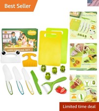 13-Piece Kids Knife Set - Safe Montessori Kitchen Tools for Creative Cooking