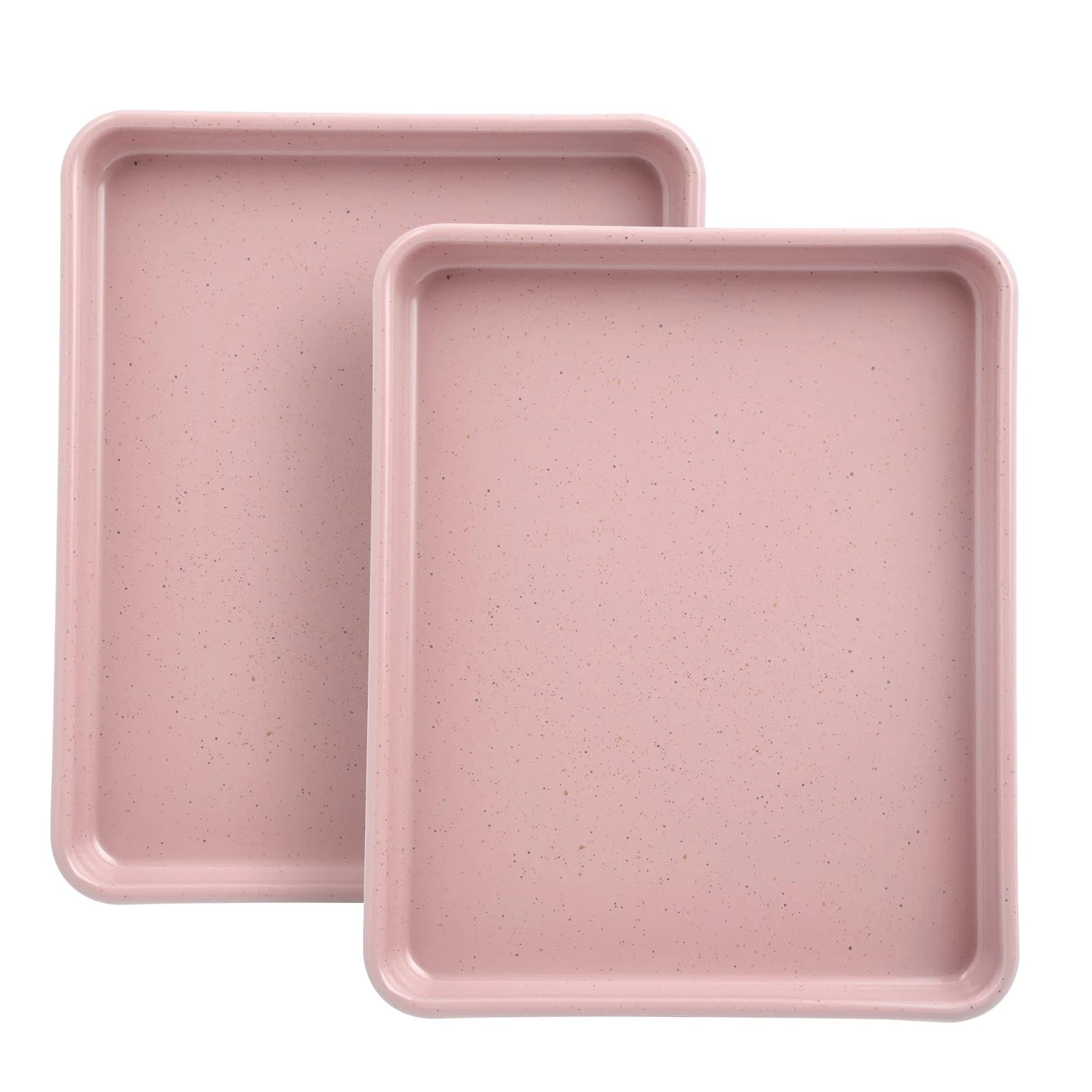 Toaster Oven Pans Set of 2, 11-Inch Nonstick Baking Sheet Pans and Trays, 1/8...