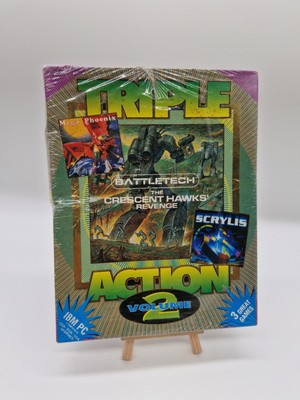 Triple Action Volume 2 IBM PC Battletech Mega Phoenix Scrylis Crescent Spiele 